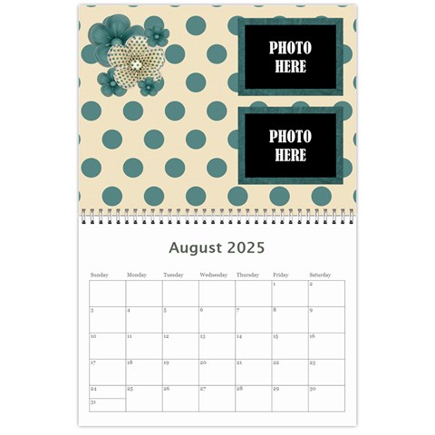 2025 Kit H&h Calendar 1 By Lisa Minor Aug 2025