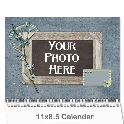 2025 My Blue Inspiration Calendar By Lisa Minor Cover