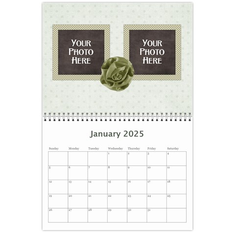 2025 My Blue Inspiration Calendar By Lisa Minor Jan 2025