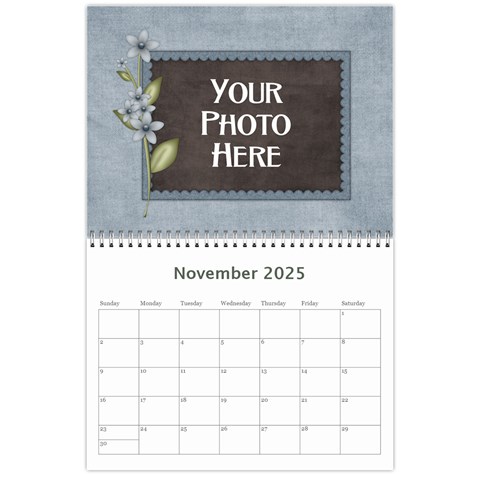 2025 My Blue Inspiration Calendar By Lisa Minor Nov 2025