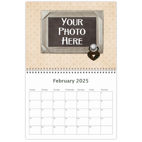 2025 My Blue Inspiration Calendar By Lisa Minor Feb 2025