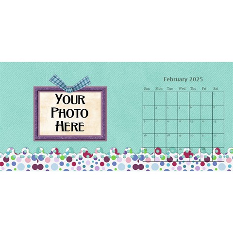 2025 Monster Party 11x5 Calendar By Lisa Minor Feb 2025