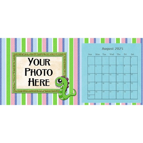 2025 Monster Party 11x5 Calendar By Lisa Minor Aug 2025