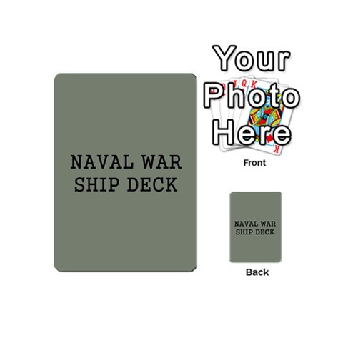 Naval War Ship Deck By Scott Hill Back