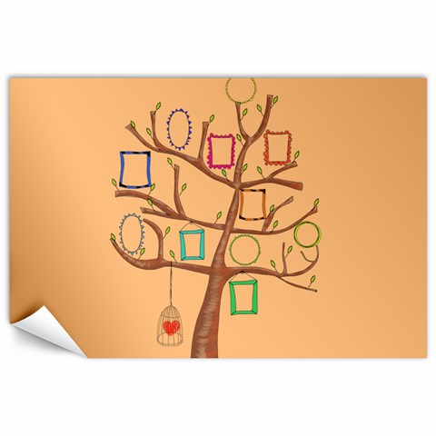 Hand Drawn Photo Tree Canvas By Zornitza 23.35 x34.74  Canvas - 1