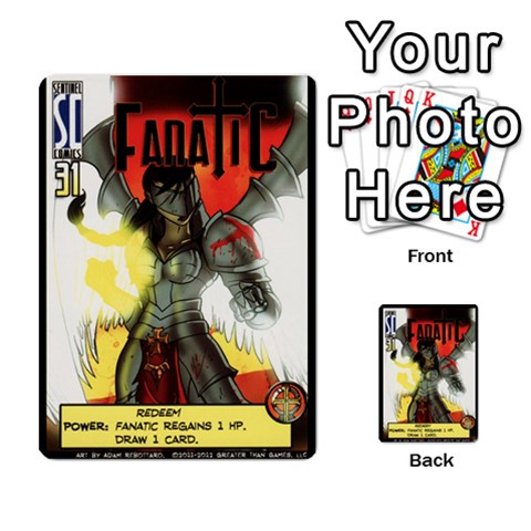Sentinels Promos Iii (with All Promo Villians) By Charles Fox Front 9