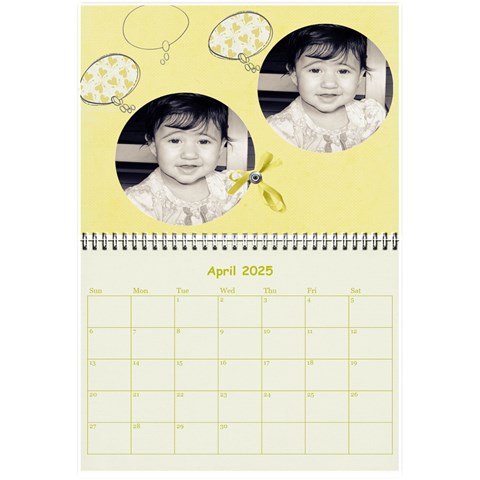 Wall Calendar 8,5 X 6 By Deca Apr 2025