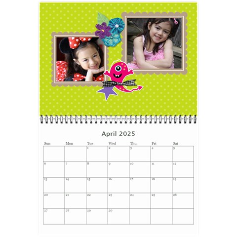 Wall Calendar 8 5 X 6: My Lil By Jennyl Apr 2025