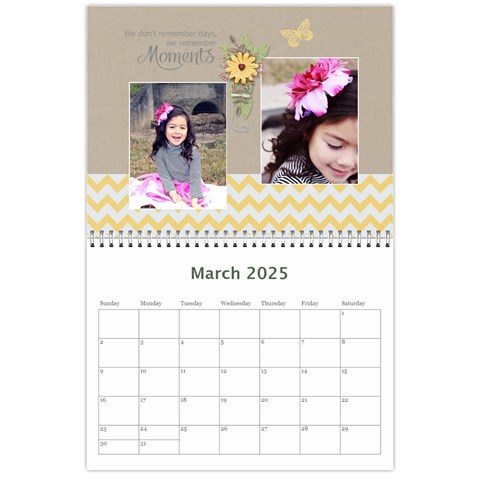 Wall Calendar 11 X 8 5 : Moments Like This By Jennyl Mar 2025