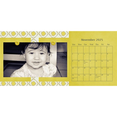 Desktop Calendar 11 X 5 By Deca Nov 2025