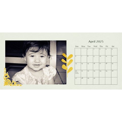 Desktop Calendar 11 X 5 By Deca Apr 2025