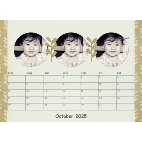 Desktop Calendar 8 5 X 6 By Deca Oct 2025