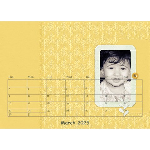 Desktop Calendar 8 5 X 6 By Deca Mar 2025