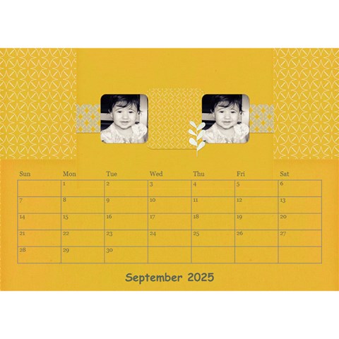 Desktop Calendar 8 5 X 6 By Deca Sep 2025