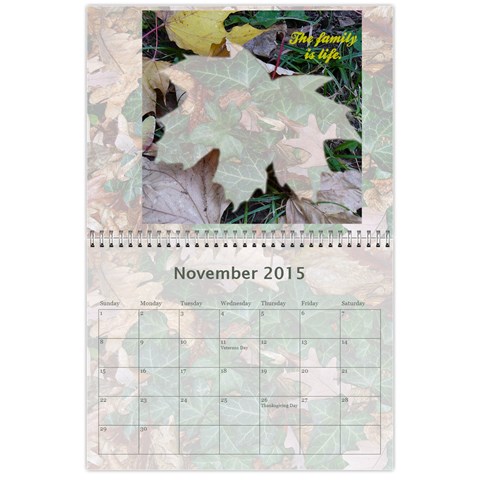 2015 Family Quotes Calendar By Galya Nov 2015