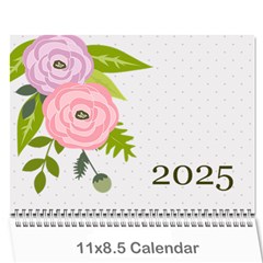 Wall Calendar 11 X 8 5 : Ranunculus Flowers