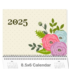 Wall Calendar 8 5 X 6: Ranunculus Flowers 2