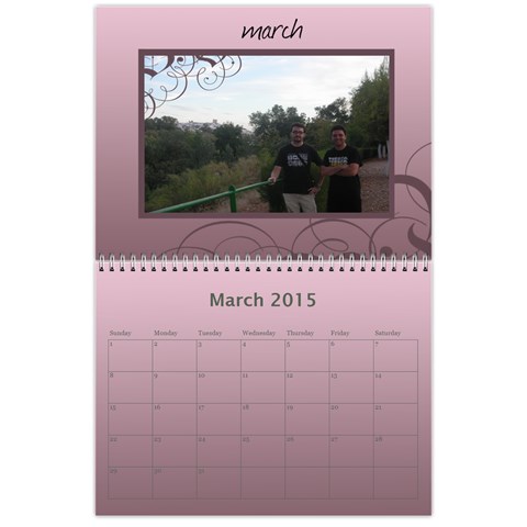 Calendar 2015 By Carmensita Mar 2015