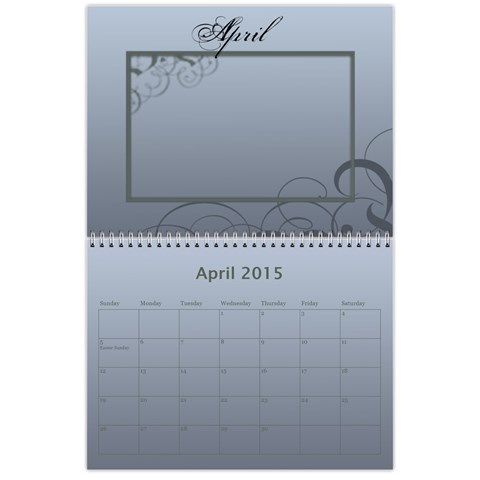 Calendar 2015 By Carmensita Apr 2015