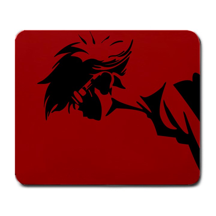 Cowboy Bebop: Edward Silhouette Large Mousepad