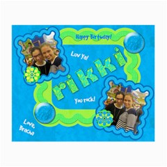 rikki bday - Small Glasses Cloth