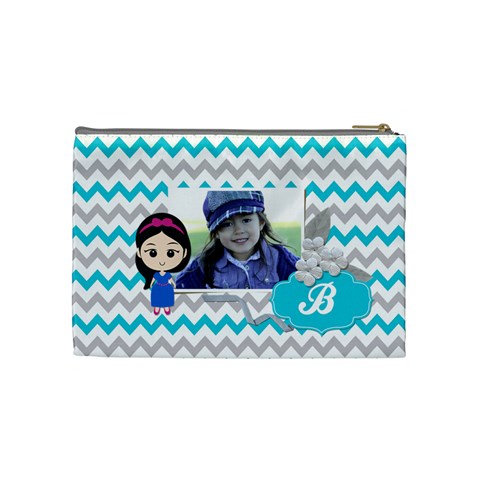 Cosmetic Bag (m): Little Girl By Jennyl Back