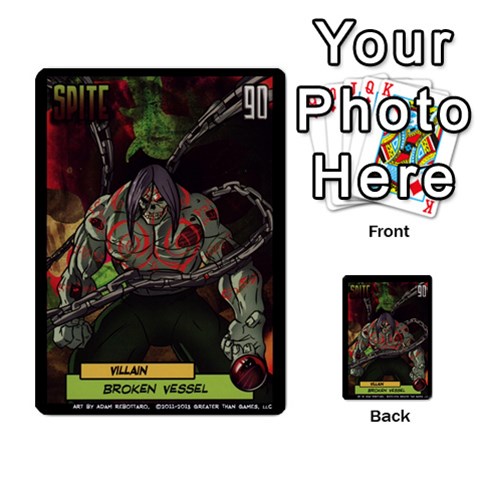 Sentinels 54 Card Promos By Sasha Back 7