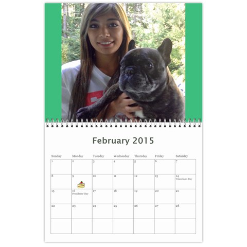 Laylas 2015 Calendar By Katy Feb 2015