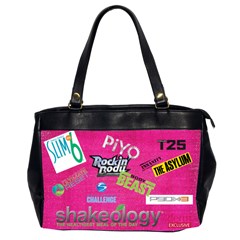 beachbodyoversizedpursepink - Oversize Office Handbag (2 Sides)