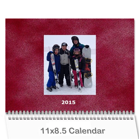 Calendar 2015 By Janet Andreasen Cover