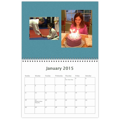 Calendar 2015 By Janet Andreasen Jan 2015