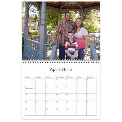 Calendar 2015 By Bekah Donohue Apr 2015