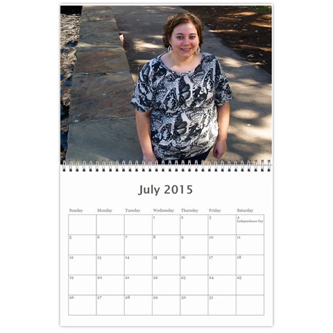 Calendar 2015 By Bekah Donohue Jul 2015