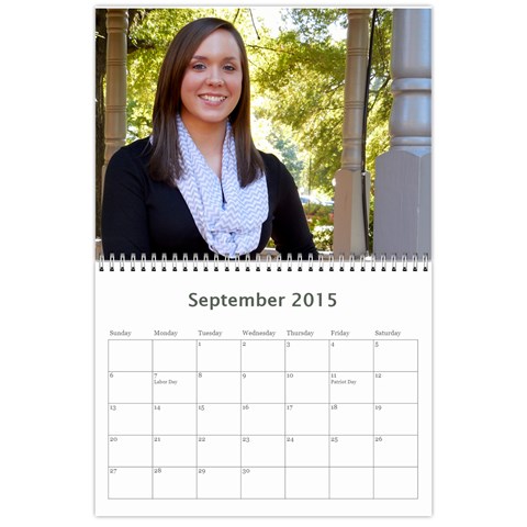 Calendar 2015 By Bekah Donohue Sep 2015