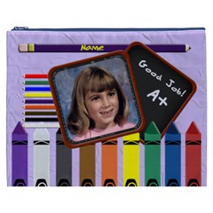 School Pencil Cosmetic Bag XXXL (7 styles) - Cosmetic Bag (XXXL)