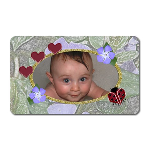 Ladybug Magnet Rectangular By Chere s Creations Front