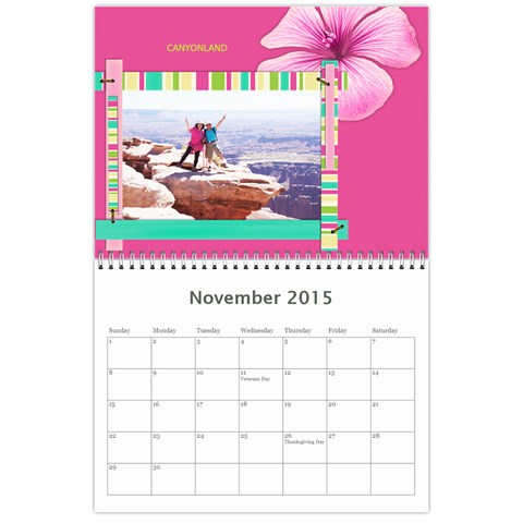 2015 Calender By Tina Nov 2015