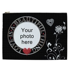 Beautiful Love XXL Cosmetic Bag - Cosmetic Bag (XXL)