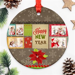 xmas - Round Ornament (Two Sides)