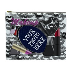 Makeup Black Cosmetic Bag XL (7 styles) - Cosmetic Bag (XL)
