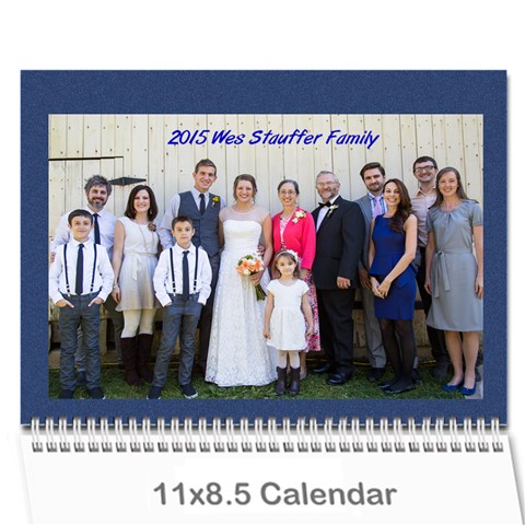 2015 Stauffer Calendar By Getthecamera Cover