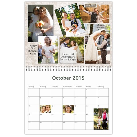 2015 Stauffer Calendar By Getthecamera Oct 2015