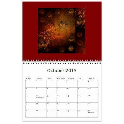 Calender By Judith Pizzamiglio Oct 2015