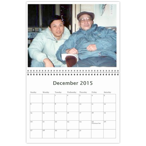 Calendar2015 Chenxin Xiaogang By Shengwu Chen Dec 2015