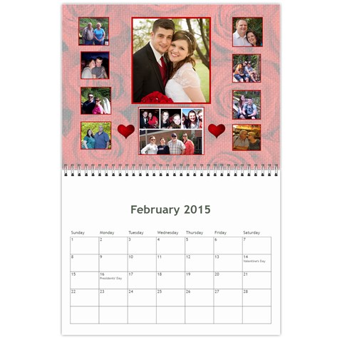 Calendar 2015 By Debbie Feb 2015