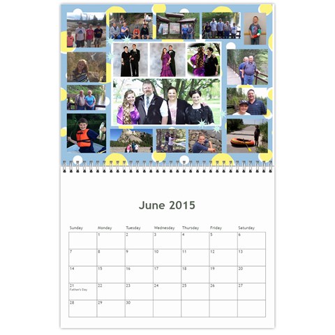 Calendar 2015 By Debbie Jun 2015