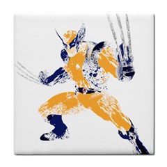 Splatter Heroes Wolverine Plain Tile Coaster by geekdom