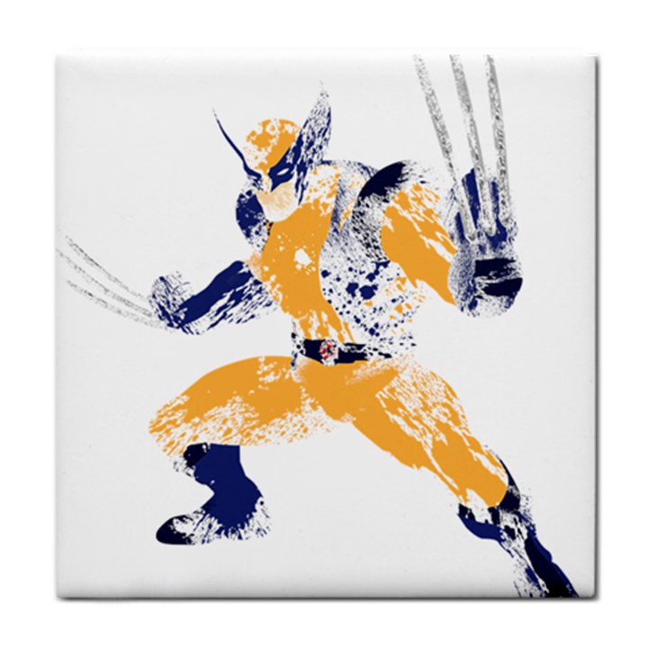 Splatter Heroes Wolverine Plain Tile Coaster