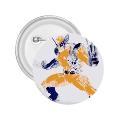 Splatter Heroes Wolverine Plain 2 25  Button by geekdom