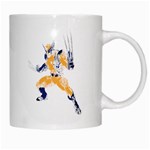 Splatter Heroes Wolverine Plain White Mug Right